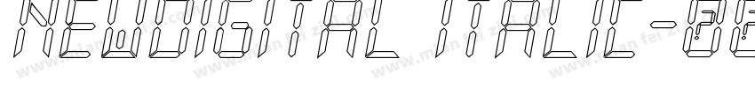 NewDigital Italic字体转换